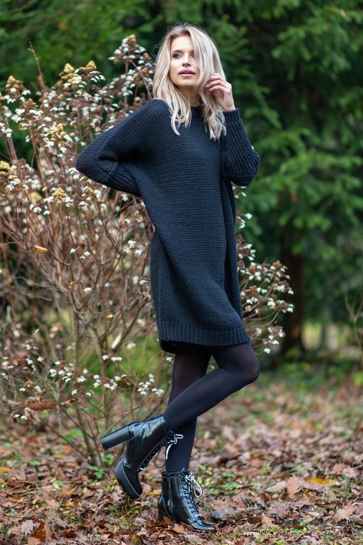 Women's woolen dress for winter