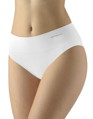 Women's seamless antibacterial panties from the ECO Bamboo collection by the Czech company Milpex high side height wide