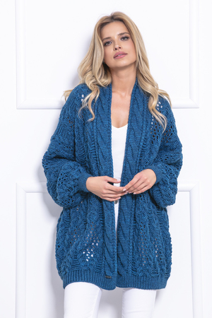Women's free cardigan openwork pattern light style enrich all outfits spring / summer long balloon sleeves sleeves end with a