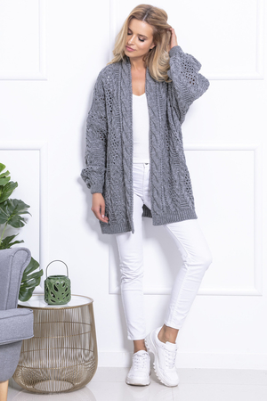 Women's free cardigan openwork pattern light style enrich all outfits spring / summer long balloon sleeves sleeves end with a
