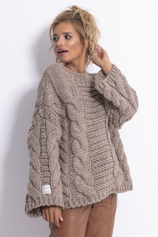 Women's wool oversized sweater