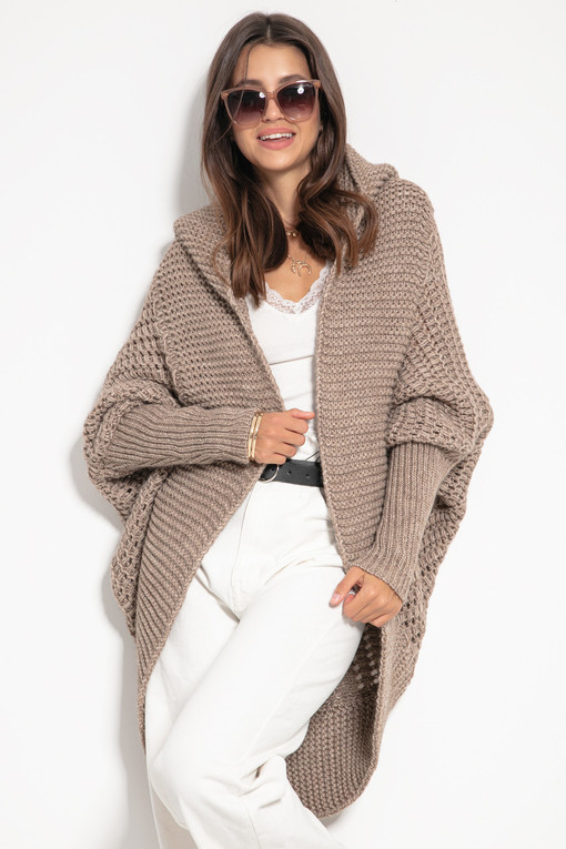 Women's cardigan with wool