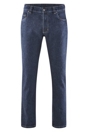 Men's denim trousers with hemp from the German brand HempAge classic cut casual look slightly elevated seat four large and