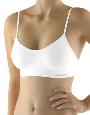Seamless bra for narrow straps from the luxury Eco Bamboo collection from the Czech brand Milpex soft and breathable