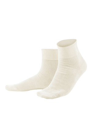 Ribbed organic cotton socks German brand Living Crafts pleasant to the touch hand weave adjusts to the shape of the foot made