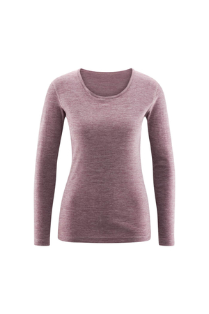 Women's warm functional T-shirt from the sustainable fashion collection of the German brand Living Crafts natural materials