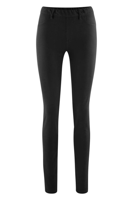 Women's leggings with loops made of bio-cotton