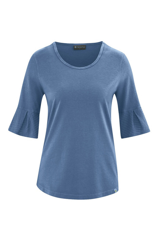 Organic cotton hem t-shirt short sleeves