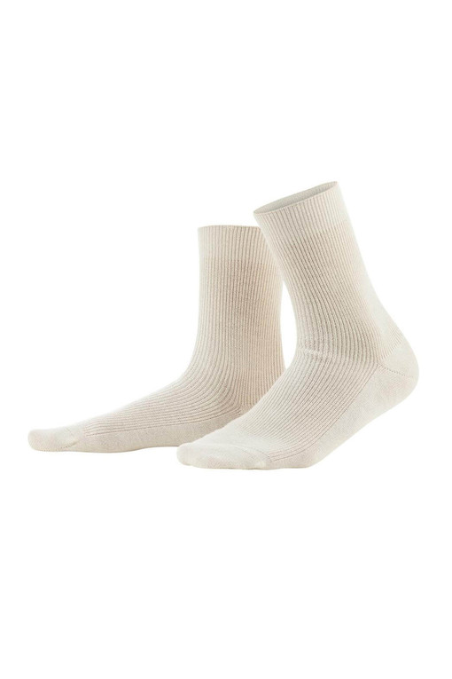 Unisex wool cotton natural socks