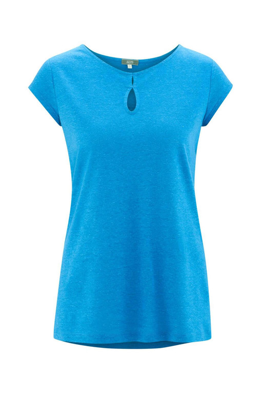 Women's eco shirt with boat neck