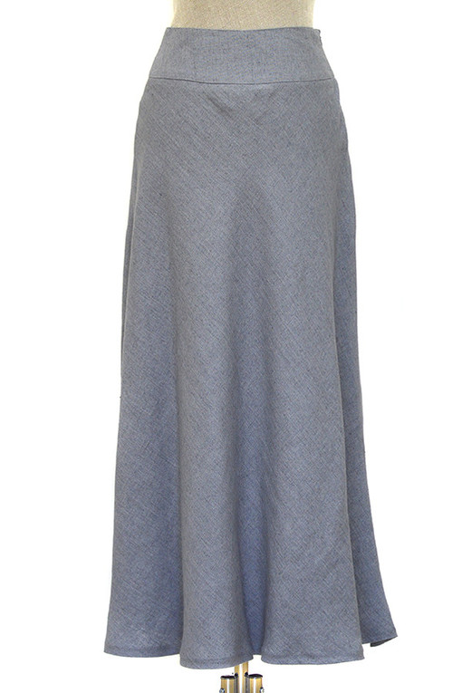 Linen women's long skirt