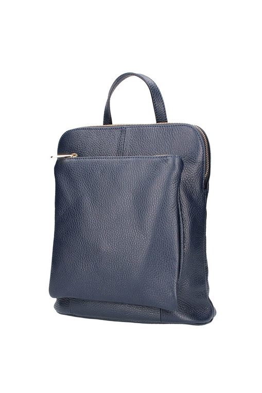 Leather backpack - handbag
