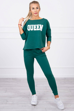 Universal tracksuit set not only for active women. the set includes a sweatshirt and pants maximally comfortable with a high