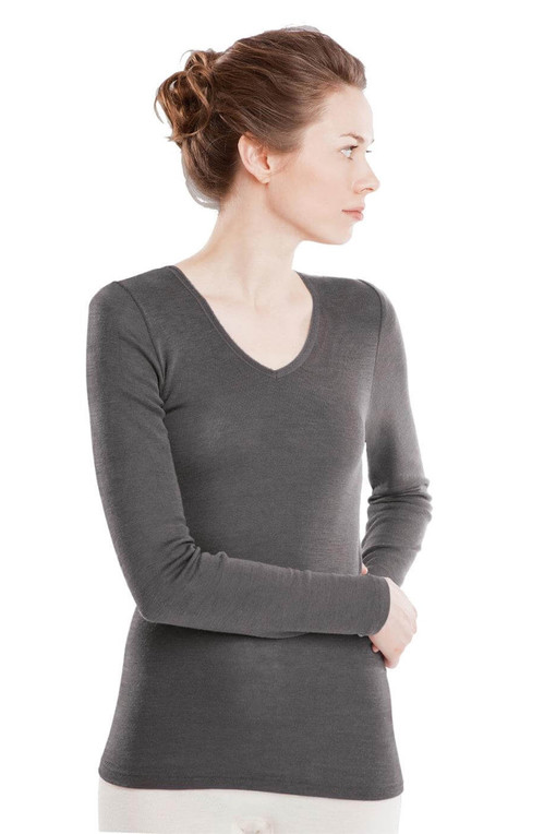 Women's biofiber shirt with silk