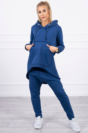 Stylish two-piece tracksuit set for women pleasant material with a high proportion of cotton comfortable oversized cut