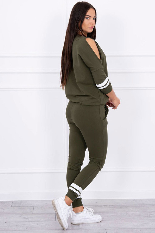 Women's sports suit with slits