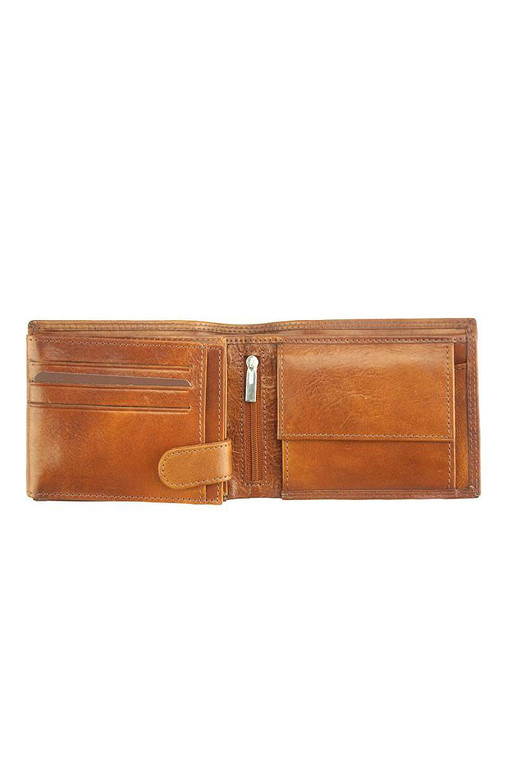 Leather wallet with space for cards