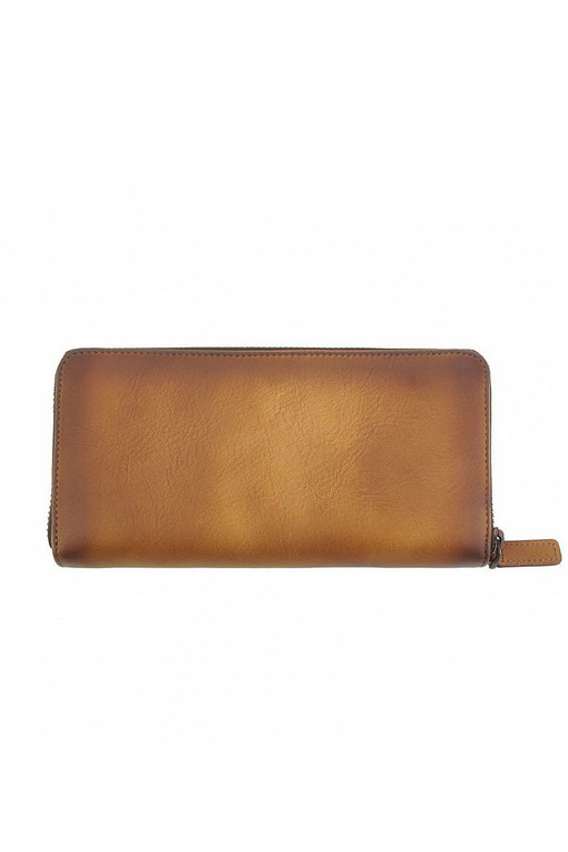 Rustic leather wallet