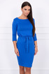Fitted ladies dress with belt