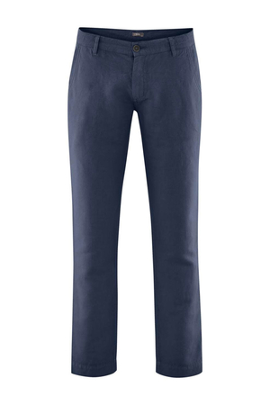 Comfortable men's trousers made from organic linen and organic cotton by German brand Living Crafts made of ecological