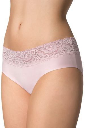Classic seamless panties with lace from the Invisible line collection. thanks to the glued hems, they will not appear under