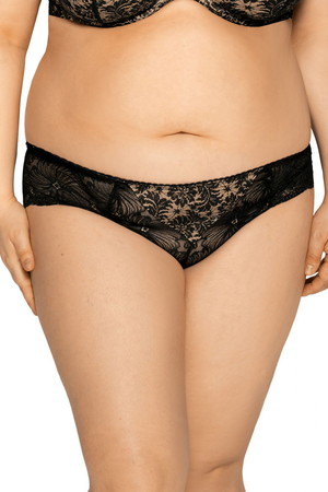 Sexy lace panties made of delicate and elastic lace. favorite model also in maxi sizes combine with a bra from the same
