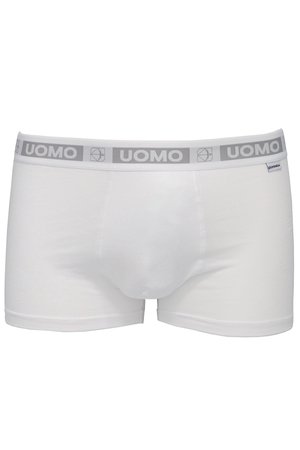 Classic men's one-color boxers made of a pleasant elastic material. made of elastic cotton knit soft rubber at the waist with