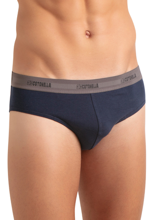 Classic men's cotton briefs in a convenient package of 2 pcs. classic cut of men's briefs made of elastic cotton knit wide