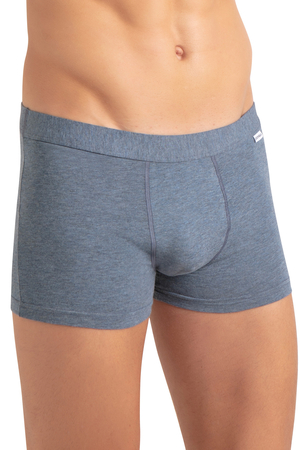 Classic men's cotton boxers in a convenient package of 2 pcs. made of elastic cotton knit wide rubber at the waist back