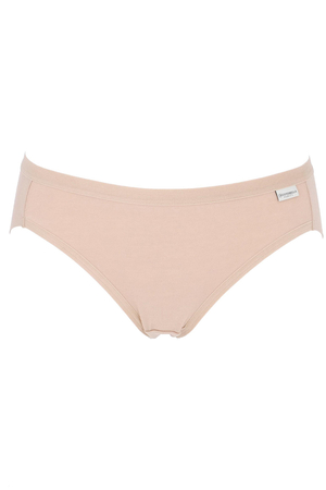 Classic women's organic cotton panties. made of elastic bio-cotton knit front and back smooth and opaque reinforced