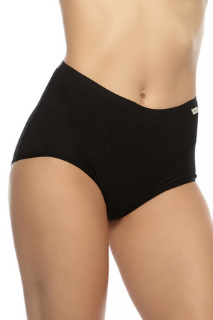 Women's panties with a high waist made of organic cotton from the traditional Italian brand Cotonella. made of elastic