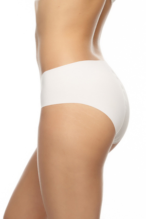 Women's classic seamless panties under tight-fitting clothes. made of fine microfiber the panties are not visible even under
