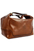 Luxury leather cosmetic bag