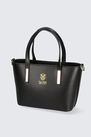 Women's leather handbag in an amazing Italian design. inner small zip pocket for wallet and valuables without outer pockets