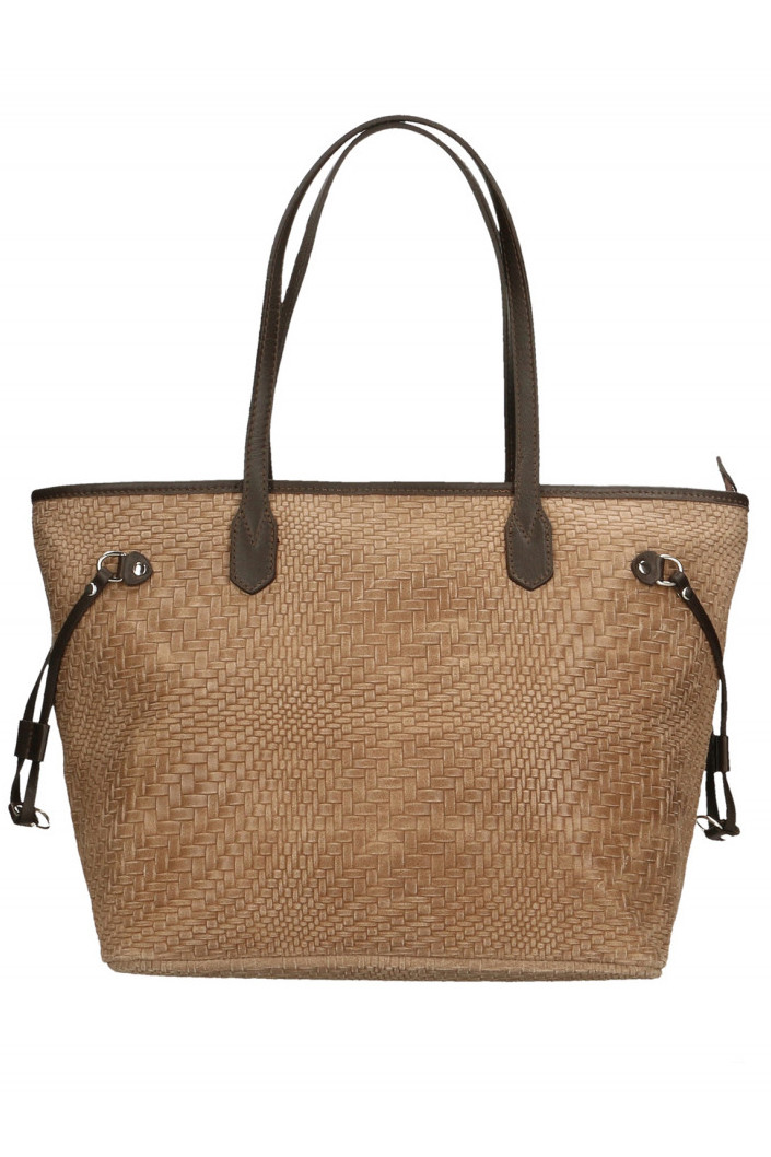 Chicca Borse Womans elegant handbag genuine leather