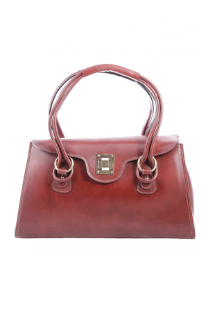 Women's leather handbag. handbag made of quality Italian cowhide leather very spacious handbag with a practical internal