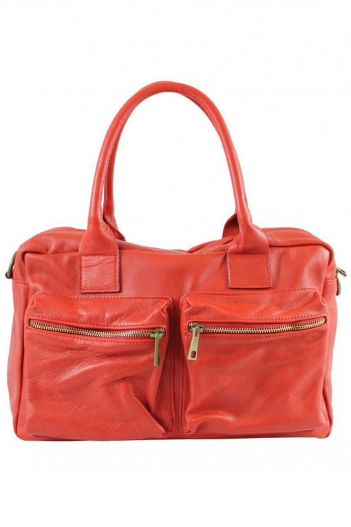 Large women's leather handbag Bianca