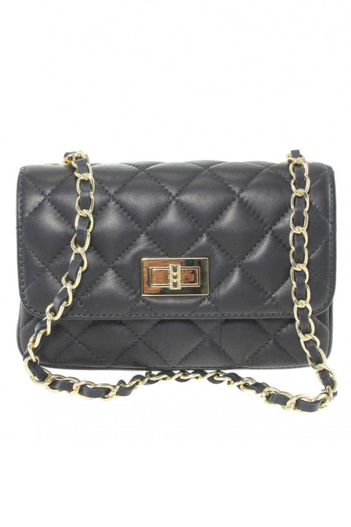 Italian leather clutch bag Elena