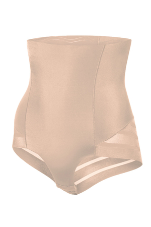 High panties for shaping the figure in the abdomen and hips area. made of a double layer of flexible microfiber firming and
