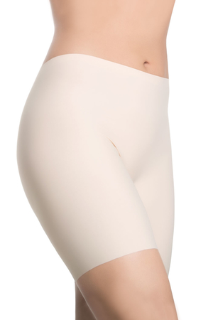 Comfortable panties - bermuda shorts made of smooth cold knit. This is a model with only a slight body shape. Thanks to the
