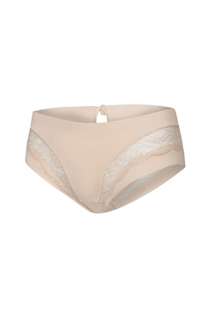 Classic seamless panties with distinctive lace from the Invisible line collection. thanks to the glued hems, they will not