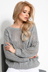 Ladies sweater with wool blend