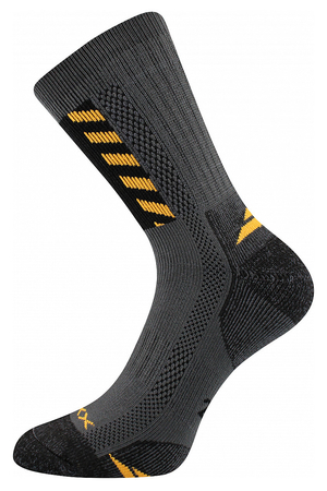 Professional men's work socks. specially reinforced and padded parts for maximum leg comfort when working extra loose hem for