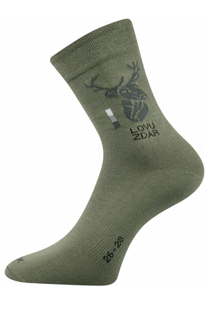 Men's cotton socks for hunters and forest lovers. soft hem clamp for a comfortable fit bandages against slipping in the shoe