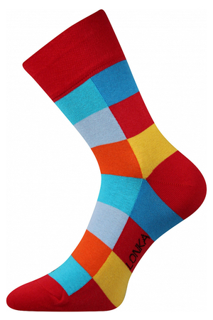 Men's antibacterial plaid socks. very fine knit, suitable for formal shoes free non-shrink hem also available in oversized