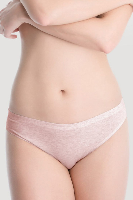 One color cotton panties Invisible