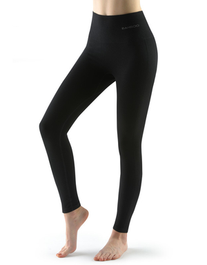 Sporty women's eco leggings from the Czech brand Gina. high quality seamless processing made of bamboo viscose with a small