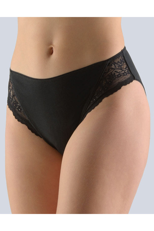 Firm ladies panties with lace on the side from the Czech brand Milpex from the elegant Delicate collection. monochrome design