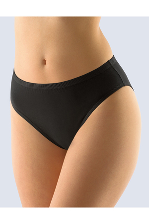 Quality cotton ladies panties with classic cut from Czech company Milpex from the Gina collection monochrome design high