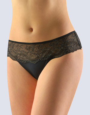 French thong from the luxury lace collection La Femme by Czech manufacturer Gina. decent lace stretchy and soft wide lace